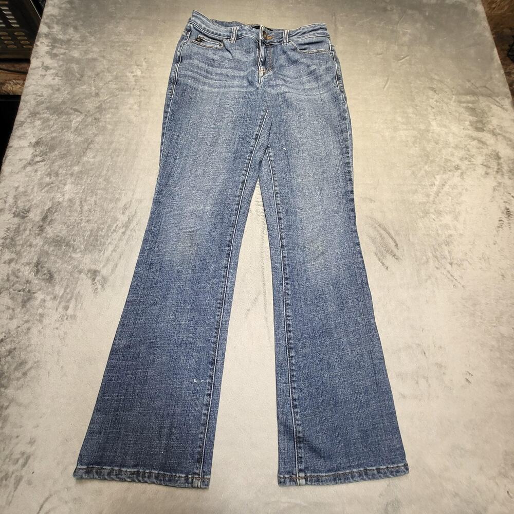 Lee Platinum Label Jeans Womens 6 Blue Bootcut Curvy Fit Medium Wash Denim